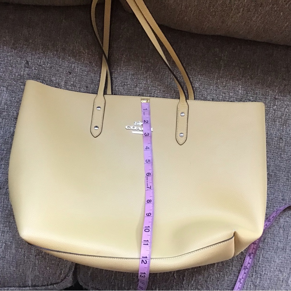 Coach Yellow Tote
